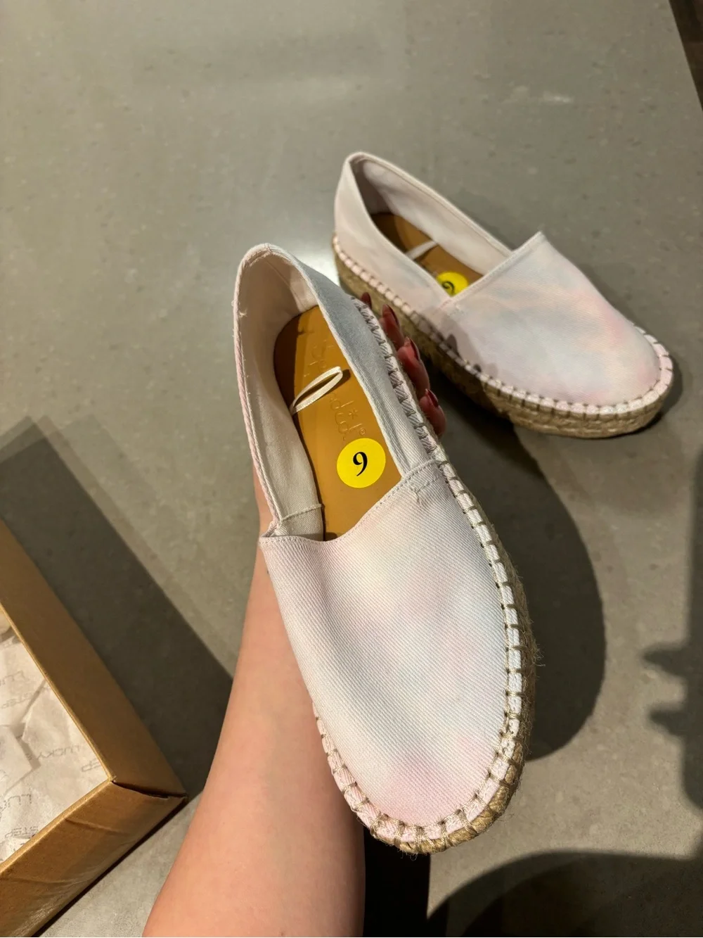 Splendid Pale Pink Canvas Espadrille Slip-Ons